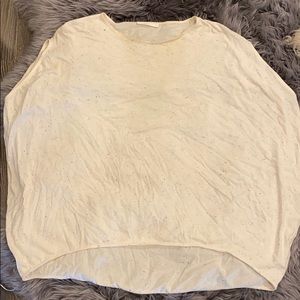 COS oversized rainbow speckled balloon tee